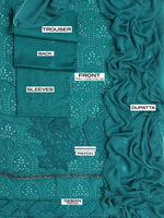 Lawn Chiknkari Fabric