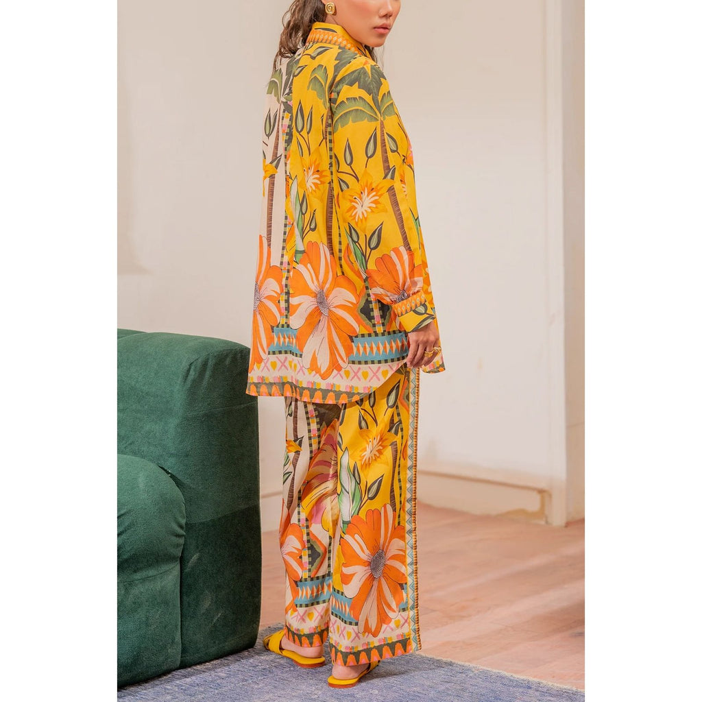 Stitched 2-Piece Printed Suit