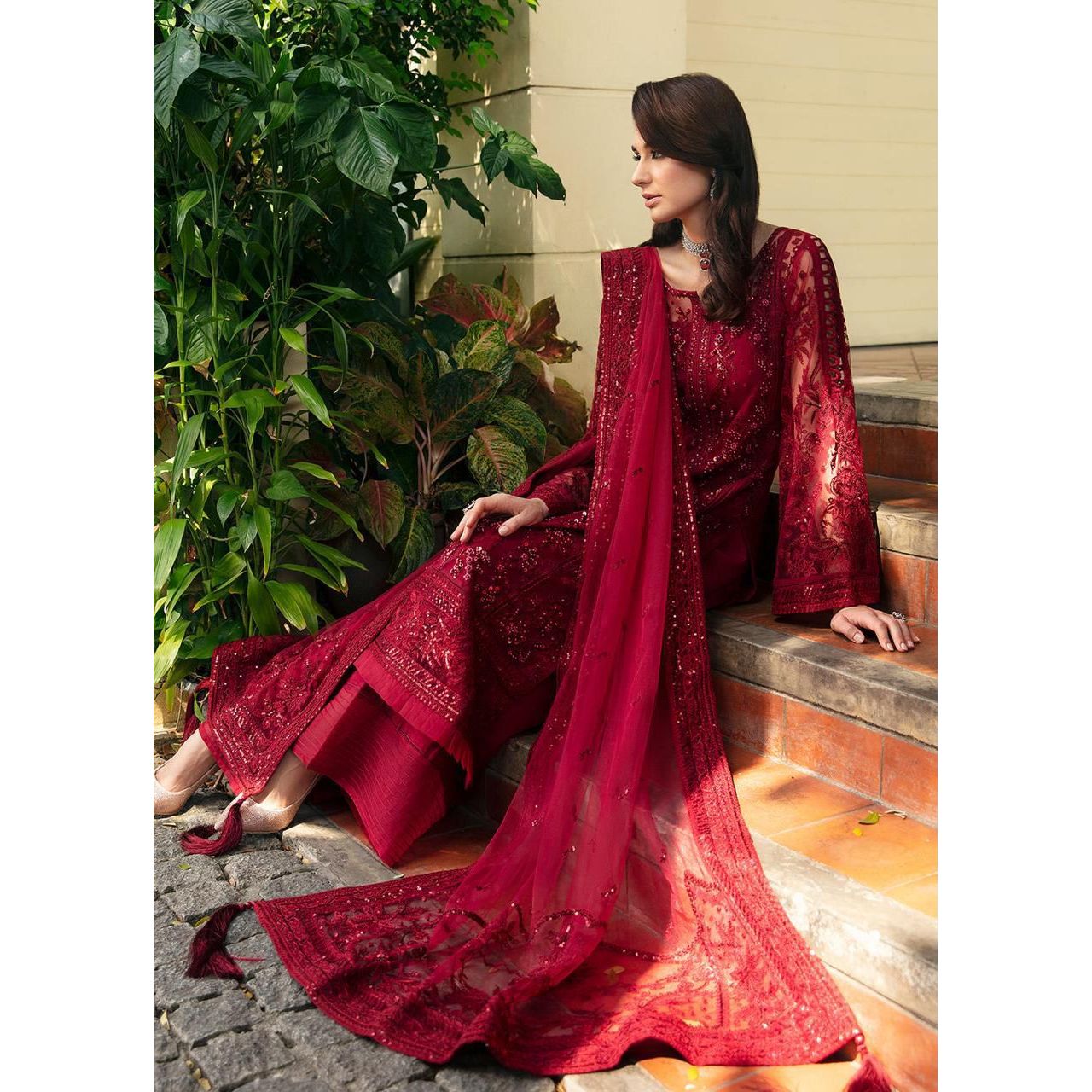 Gulaal Unstitched Luxury Chiffon 3-Piece Suit