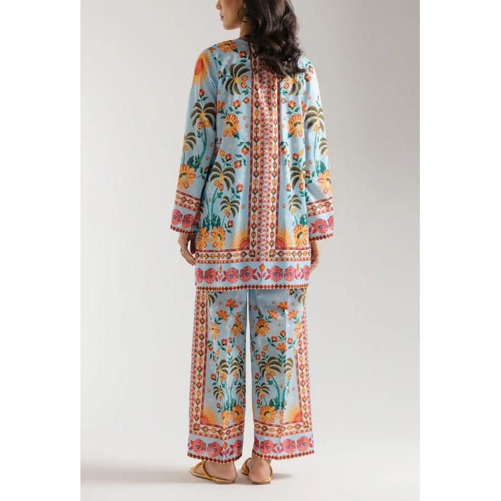 Stitched 2 Piece Printed Suit