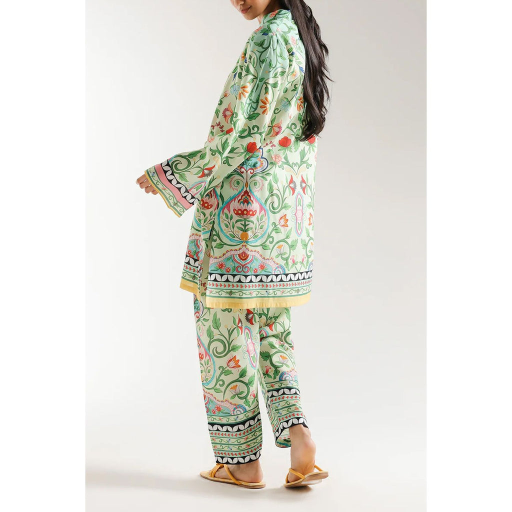 Stitched 2-Piece Printed Suit