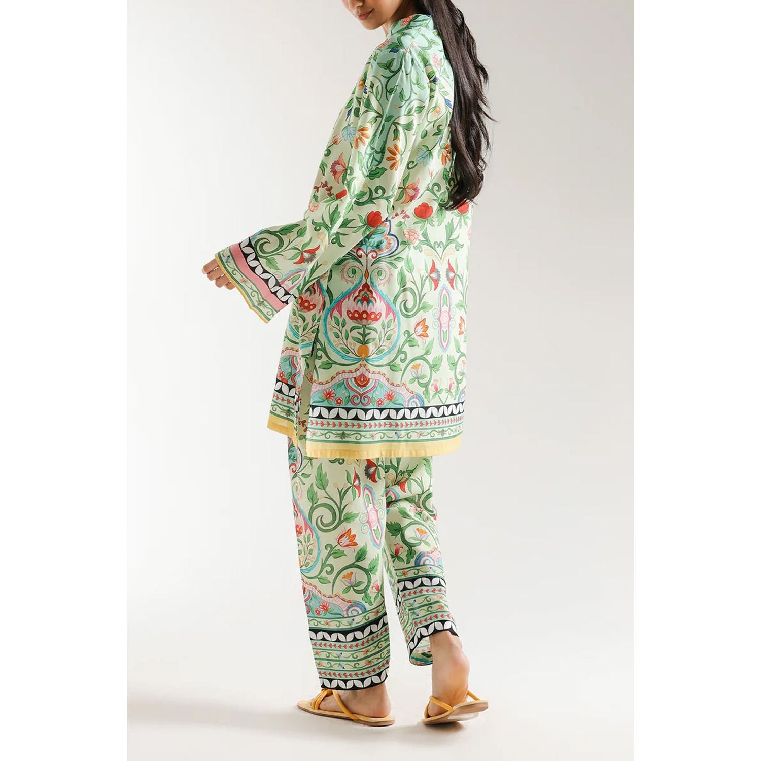 Stitched 2-Piece Printed Suit