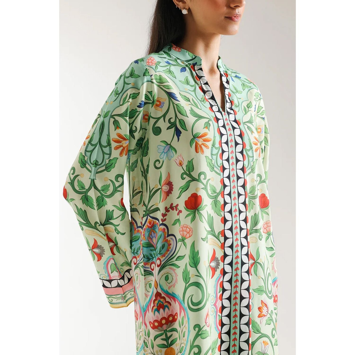 Stitched 2-Piece Printed Suit