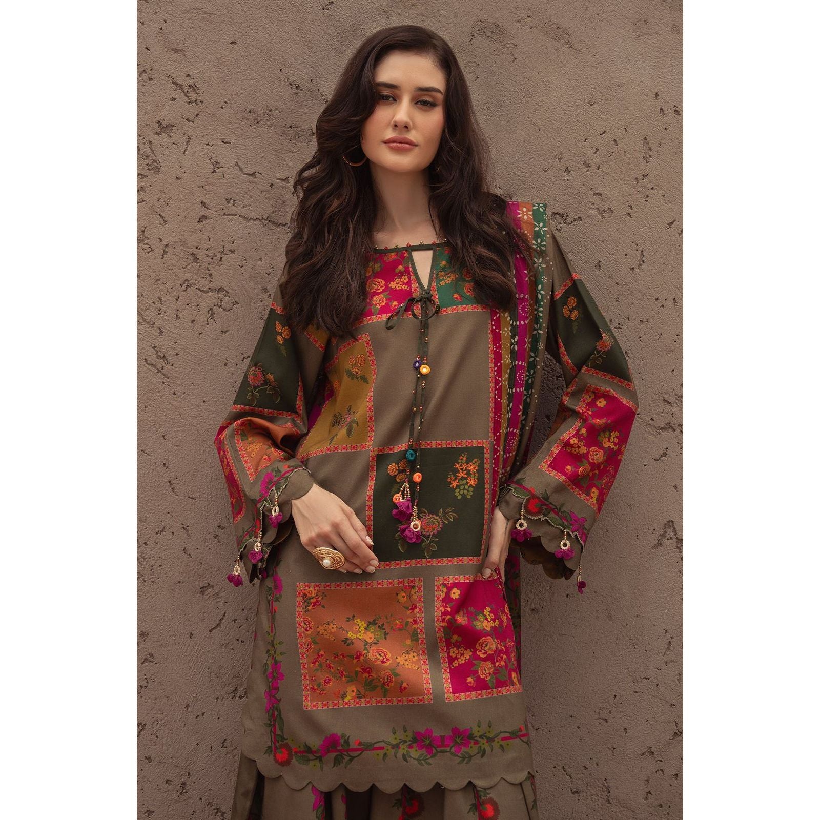 Charizma Luxury Digital Print Airjet Lawn 3 Piece Suit for Women