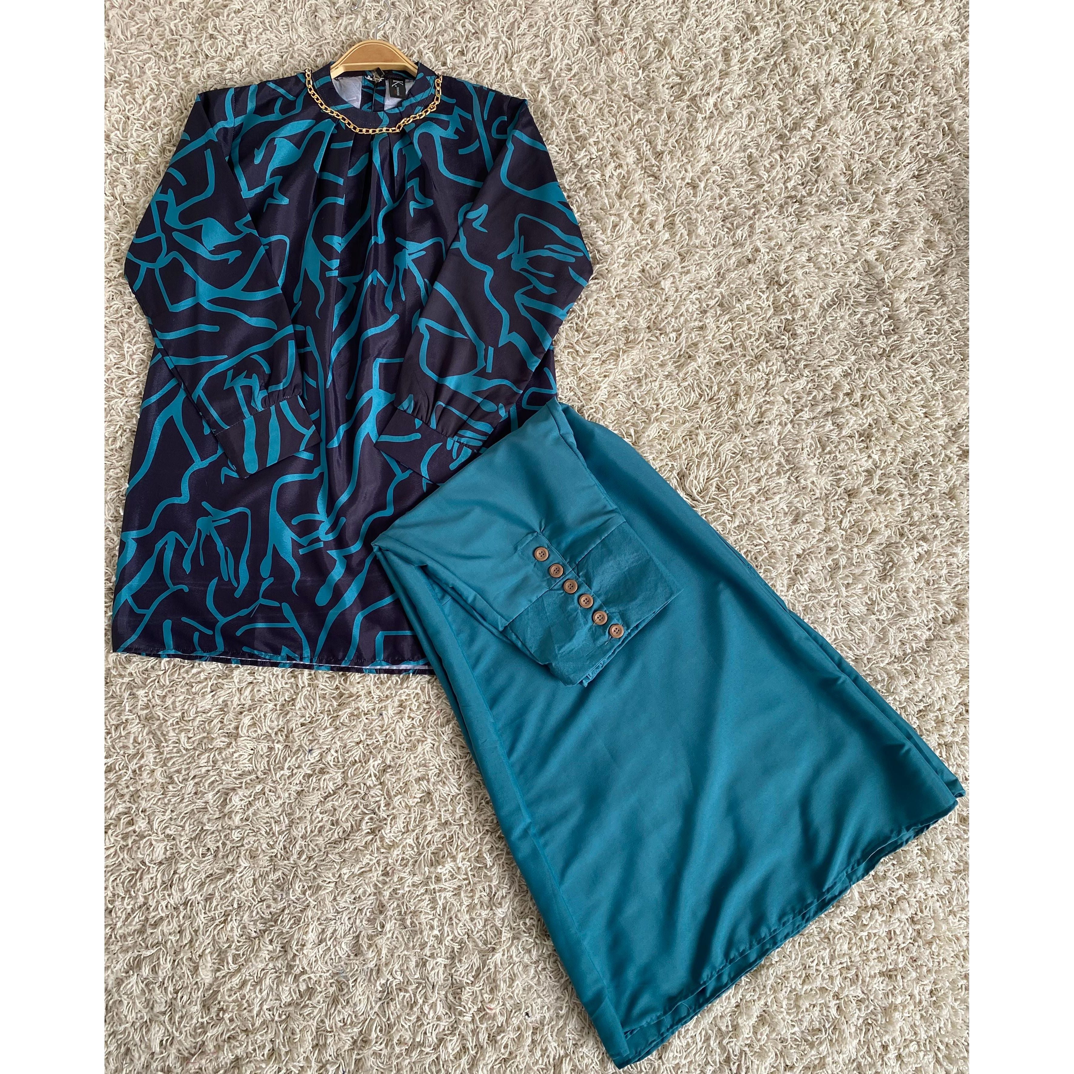 New Arrival Stitched 2 piece printed shirt and botton palazzo