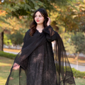 Maria B Embroidered Airjet Lawn 3 Piece Suit with Heavy Organza Dupatta