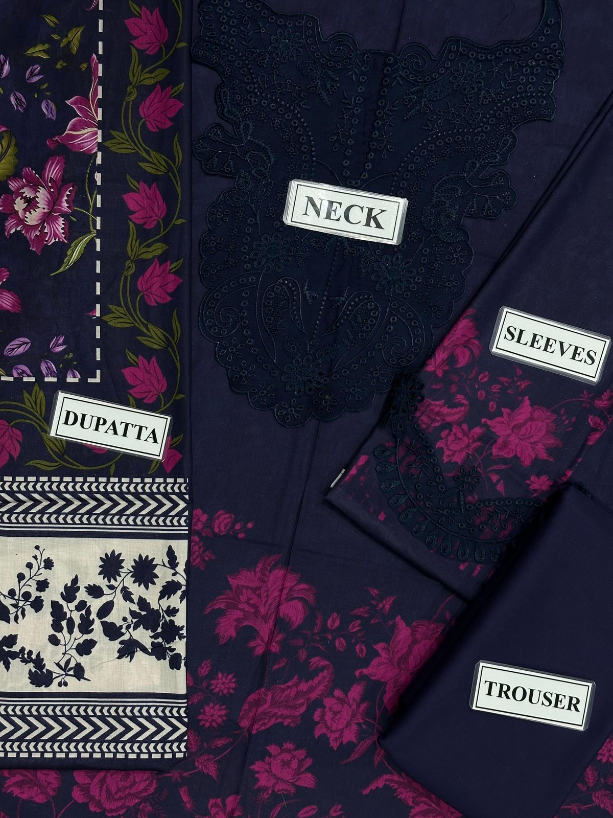 BRAND XENIA – Unstitched| Premium Digital Printed Lawn Suit