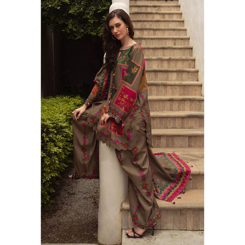 Charizma Luxury Digital Print Airjet Lawn 3 Piece Suit for Women